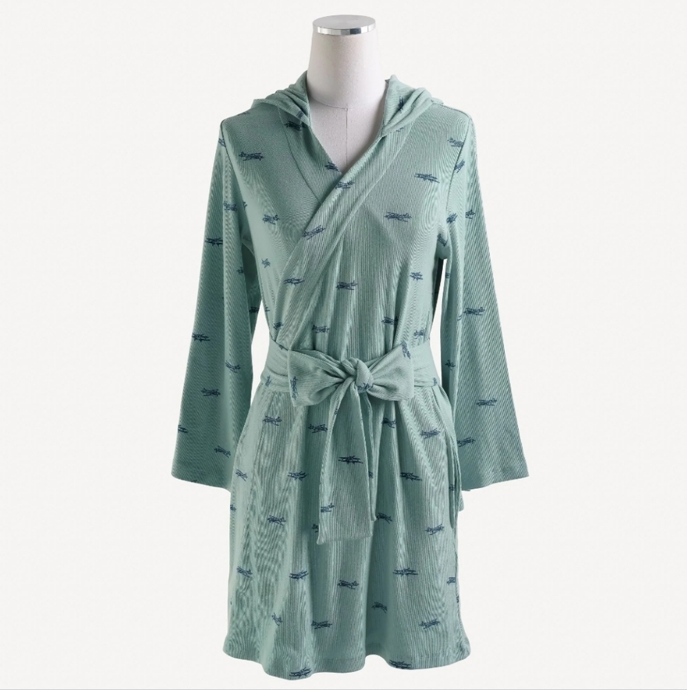 Kate Quinn Organic Cotton Hooded Robe